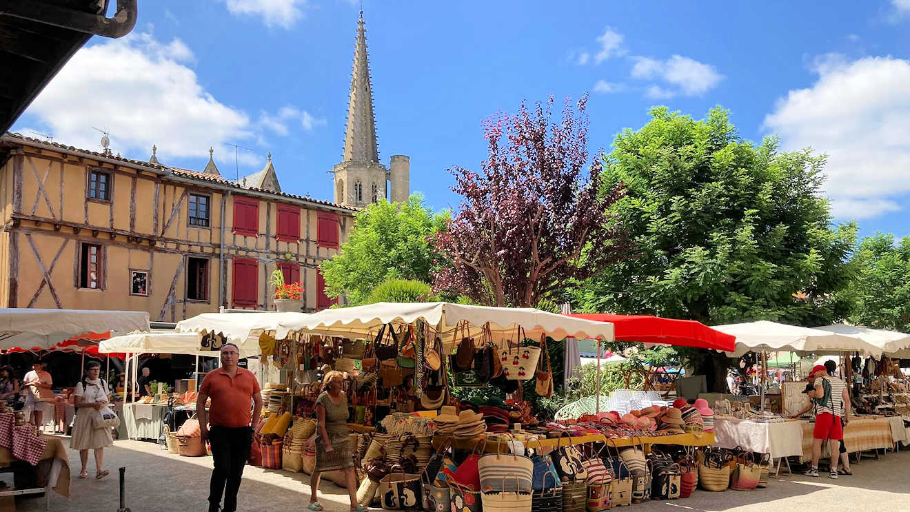 mirepoix market square france