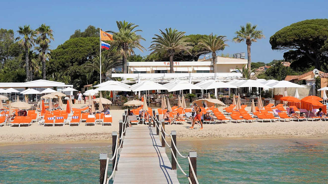 st tropez tahiti plage